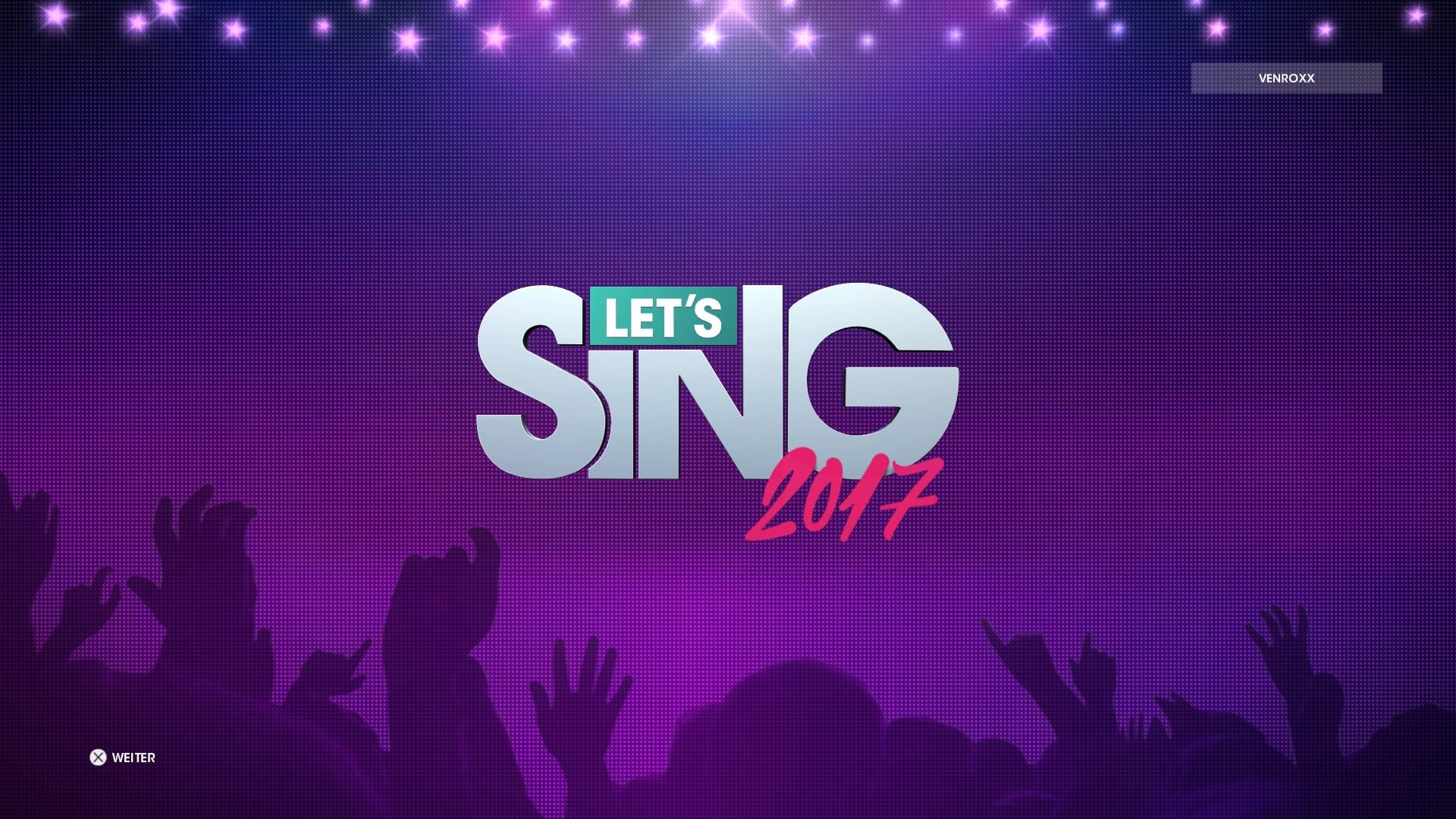 Let´s Sing 2017 Lets