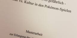 V wie Valentina Pokemon Masterarbeit Master of Arts
